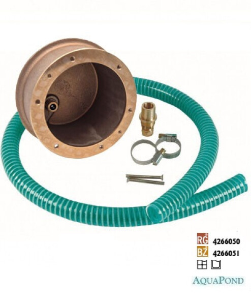 Hugo Lahme instalační hrnec, pro UWL Ø 146 mm, bronzový, pro obkladové a fóliové bazény