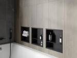 MEXEN - X-Wall-R modul pro vestavbu do stěny s poličkou 30 x 30, černá 1970303010S