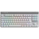 Logitech G515 TKL Bílá / bezdrátová herní klávesnice / US layout / Bluetooth + USB LIGHTSPEED přijímač / RGB (920-012539)