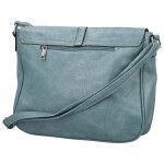 Trendy dámská koženková crossbody kabelka Relinda, džínově modrá
