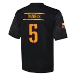Nike Dětský dres Washington Commanders NFL Jayden Daniels #5 Game Alternate Černá (YOUTH)