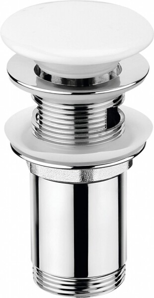 DEANTE - Click - clack bílá - Umyvadlový a bidetový KLIK - KLAK, kovový - ceramic NHC_C10U