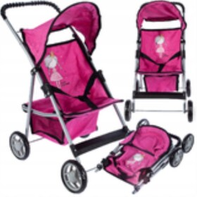 MalPlay SPORTOVNÍ KOČÁREK PRO PANENKY PRINCESS ROSE