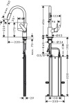 HANSGROHE - Focus M41 Dřezová baterie Focus s výsuvnou sprškou, sBox, EcoSmart, chrom 73895000