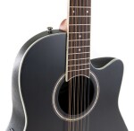 Applause AB2412II Mid Cutaway 12 Black Satin