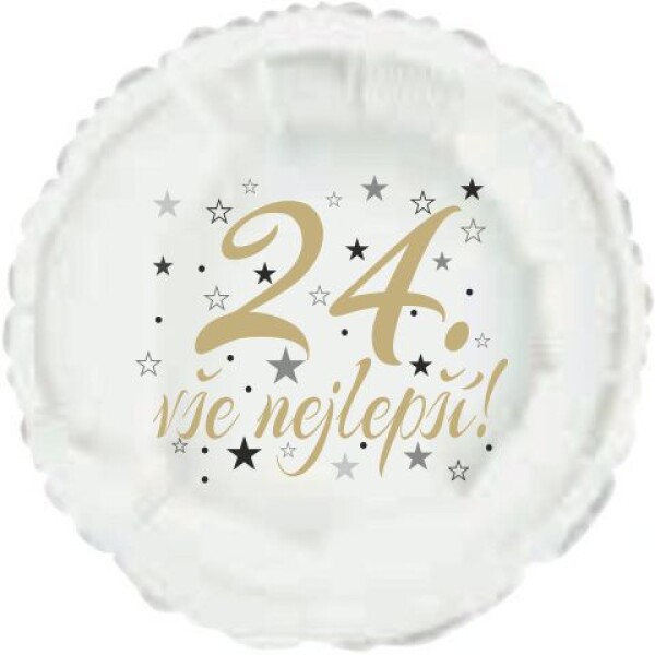 24. narozeniny balónek kruh Balonky.cz 24. narozeniny balónek kruh Balonky.cz