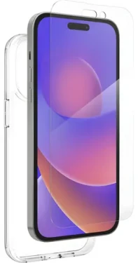 ZAGG Defence Bundle iPhone 14 Pro Max průhledná / Ochranný set / Zadní kryt a tvrzené sklo (302010175)