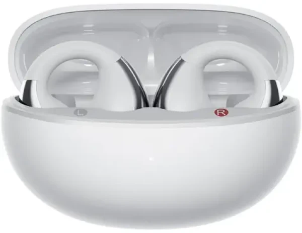 QCY Crossky Clip C30S bílá / Bezdrátová sluchátka / Bluetooth 6.0 / dobíjecí box (T33S White)