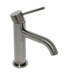 Umyvadlová baterie SAT Aurum bez výpusti broušený gun metal SATBAUR271BGM SATBAUR271BGM