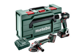 Metabo COMBO SET 2.9.4 18 V / Aku set: úhlová bruska WB 18 LT 11-125 + vrtačka BS 18 LT BL / 18 V / 2x 5.2Ah (MET685208650)