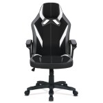 Herní křeslo, houpací mechanismus, černá látka, KA-Y326 GREY