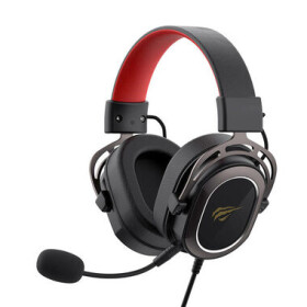 Havit H2008d černá / Herní sluchátka s mikrofonem / odpojitelný mikrofon / 2 m / 3.5mm Jack (H2008d)