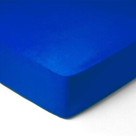 DekorTextil Jersey napínací prostěradlo tmavě modré ROZMĚR: (š/d/v) 200 x 220 x 20 cm