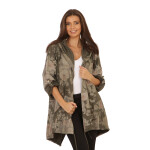 HOSH Dámský oversize přehoz Velikost: UNI, Barva: Khaki