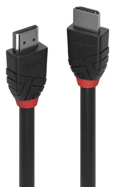 Lindy HDMI kabel Black Line / 7,5 m / černý (36467)