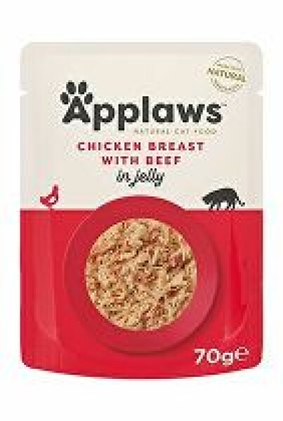 Applaws Cat kapsa Adult Jelly kuřecí prsa s hovězím70g