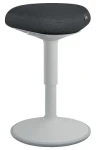 Leitz Ergo světle šedá / Balanční stolička / pneumatické nastavení výšky 47-64 cm / nosnost 110 kg (65440085)