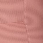 Křeslo, potah růžová manšestrová látka, dřevěné nohy, masiv kaučukovník