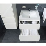 Mereo Opto, koupelnová skříňka 60 cm, bílá CN910SN
