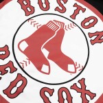 47 Brand Pánská mikina Boston Red Sox MLB Backer Burnside Hoodie Velikost: L
