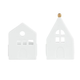 Räder Porcelánový svícen Dream House – set 2 ks, bílá barva, porcelán