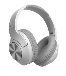 A4tech 2Drumtek BH300 bílá / bezdrátová skládací sluchátka / mikrofon / Bluetooth / 3.5mm jack (BH300-WH)