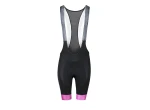 Force Stripe Lady dámské kraťasy s laclem a vložkou černá/růžová vel. S