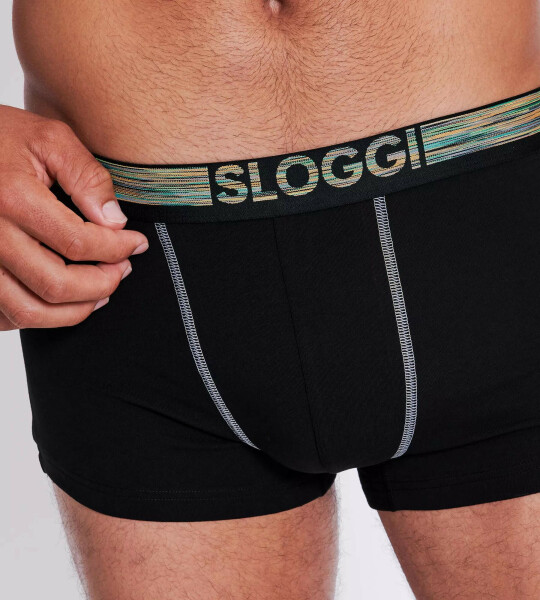 Pánské boxerky GO ABC 2.0 Hipster 2P - Sloggi černá (0004) 0XXL