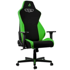 Nitro Concepts S300 Atomic Green zelená / Herní židle / látka / nastavitelná / pojezdová kolečka / nosnost 135 kg (NC-S300-BG)