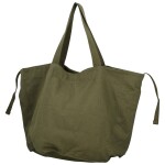 Trendy textilní dámská kabelka na rameno Bellinda, zelená