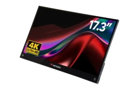 17,3" Verbatim PM-17-4K černá / Přenosný monitor / IPS / dotykový / 4K 3840x2160 / 400 cd/m2 / 6ms / HDMI / USB-C 3.1 (32239)