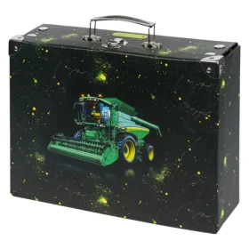 BAAGL Skládací školní kufřík Traktor s kováním / 32.5 x 10.5 x 26 cm