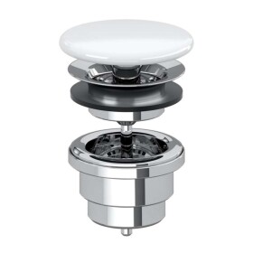 VILLEROY & BOCH - Neuzavíratelná výpusť, Stone White 683500RW