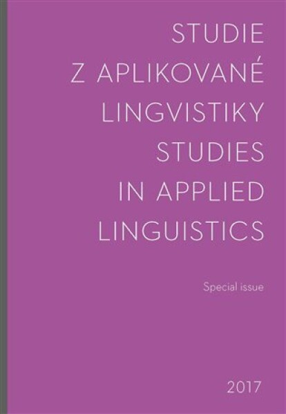 Studie z aplikované lingvistiky - Special issue 2017