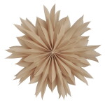 Watt & Veke Závěsná svítící hvězda Athena 50 cm, béžová barva, papír