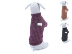 Taima zateplený svetr pro psa Barva: Černá, Délka zad (cm): 27, Obvod hrudníku: 32 - 36 cm