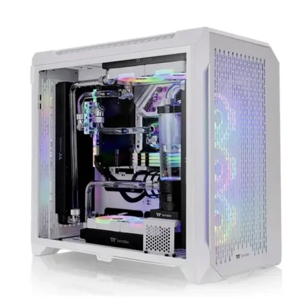 Thermaltake CTE C750 Air Snow bílá / Počítačová skříň / E-ATX / Full Tower / tvrzené sklo / 3x 140 mm (CA-1X6-00F6WN-00)