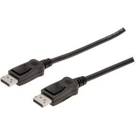 Digitus DisplayPort kabel Konektor DisplayPort, Konektor DisplayPort 5.00 m černá AK-340100-050-S Kabel DisplayPort