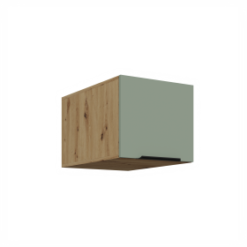 Horní skříňka Aria 40 NAGU-36 1F Barva korpusu: Dub artisan, Barva dvířek: SA - Aquamarine AFM