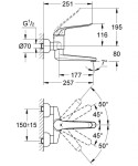 GROHE - Euroeco Special Páková umyvadlová baterie, chrom 32773000