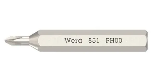 Wera 851 PH00 30 mm / Šroubovací bit / Phillips / 4mm šestihran (05058120001)