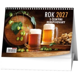 Stolní kalendář Rok 2027 s českými minipivovary