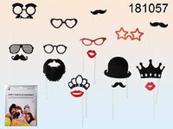 Ootb.de Party - škraboška 17 kusů