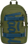 BAAGL Školní batoh Skate Olive GRS