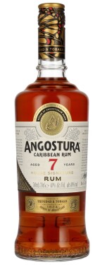 Angostura Caribbean Dark Rum 7y 40% 0,7 l (holá lahev)