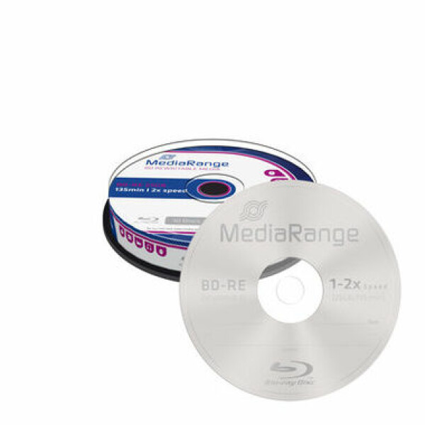 MediaRange MR501 Bluray 25GB 10pcs BD-RE Spindel 2x speed (MR501)