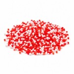 Cukrový máček SweetArt červený a bílý (50 g)