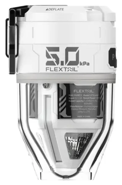 Flextail Max Pump 3 bílá / Přenosná vzduchová pumpa / tlak 5 kPa / 500 l/min (Max Pump 3-W)