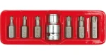 Vorel Sada bitů TORX 7 ks / Sada bitů / TORX / CrV ocel