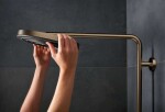 HANSGROHE - Pulsify S Puro Sprchový set s termostatem, průměr 26 cm, 1 proud, kartáčovaný bronz 24222140